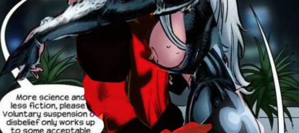 Deadpool enjoying Black Cat