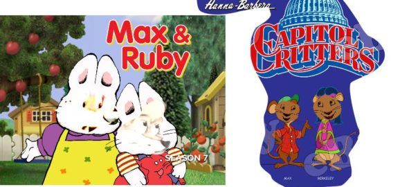 Max and Ruby and Capitol Critters Face and Color Swap