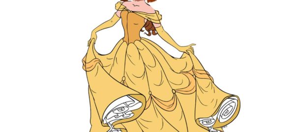 Peanuts Princesses: Peppermint Patty as Belle