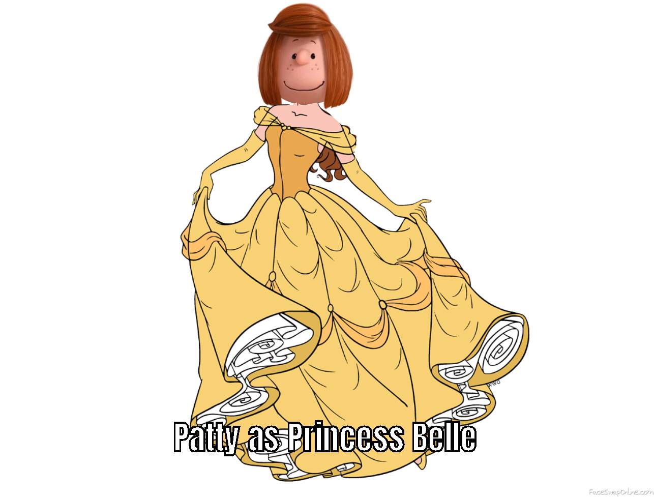 Peanuts Princesses: Peppermint Patty as Belle