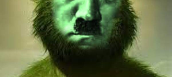 hitler is a green monster