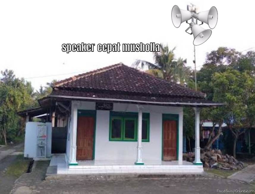 Speaker cepat musholla