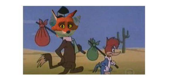 Fink the Fox and Woody Woodpecker