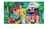 Ash, Pikachu and Dawn