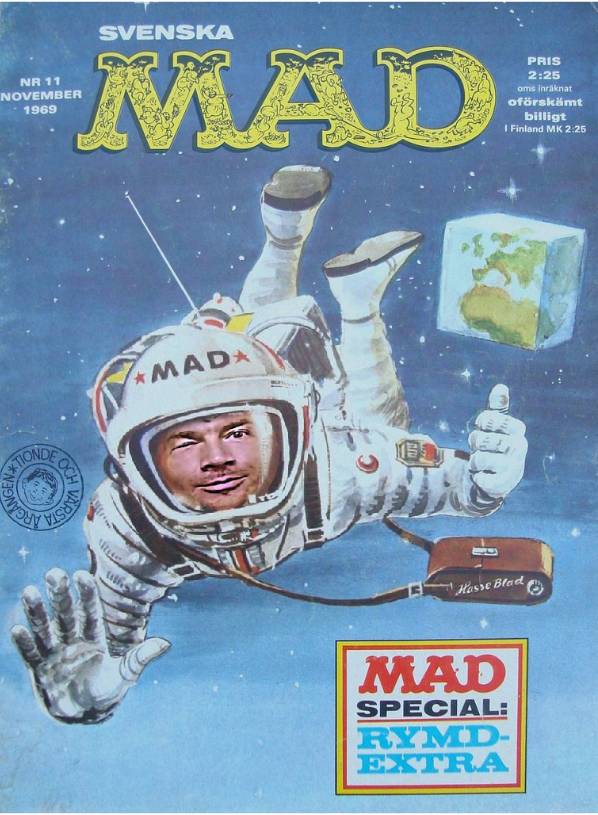 MAD Magazine cover Earth cube