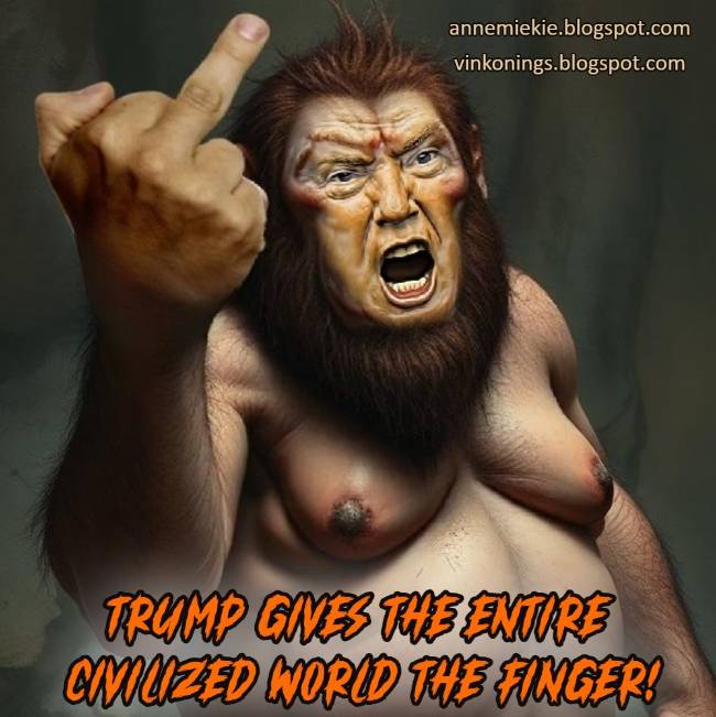 Trump caveman