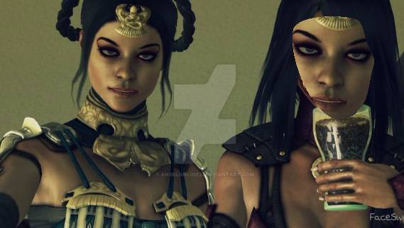 If mileena was ACTUALLY her twin..