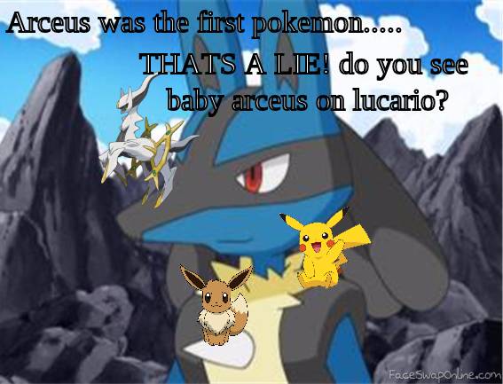 Lol Lucario Was First Pokemon 