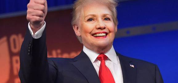 President Trumpton – Donald Trump and Hillary Clinton Face Swap