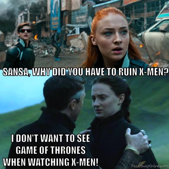 Sansa Stark ruins X-Men